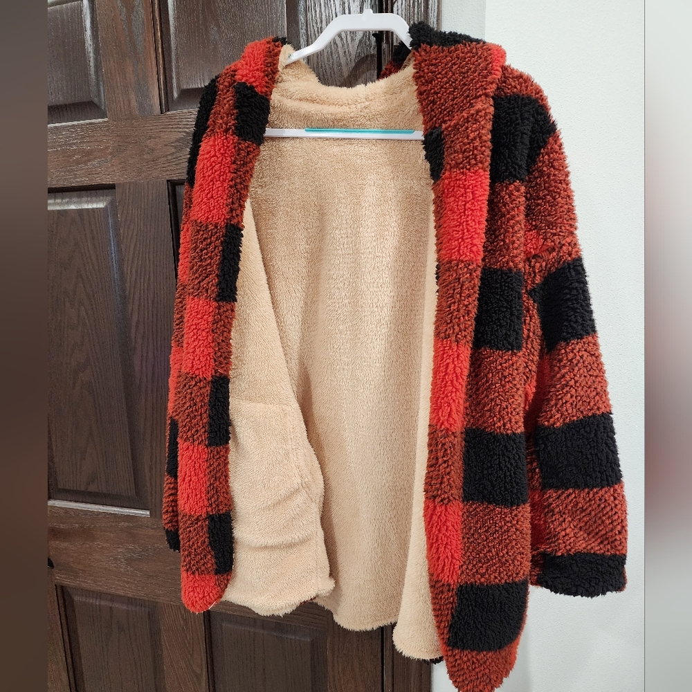 Reversable Plaid/Tan Shacket